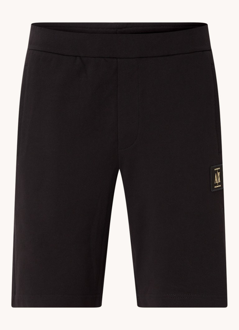 Pantaloni scurți sport cu logo Armani Exchange