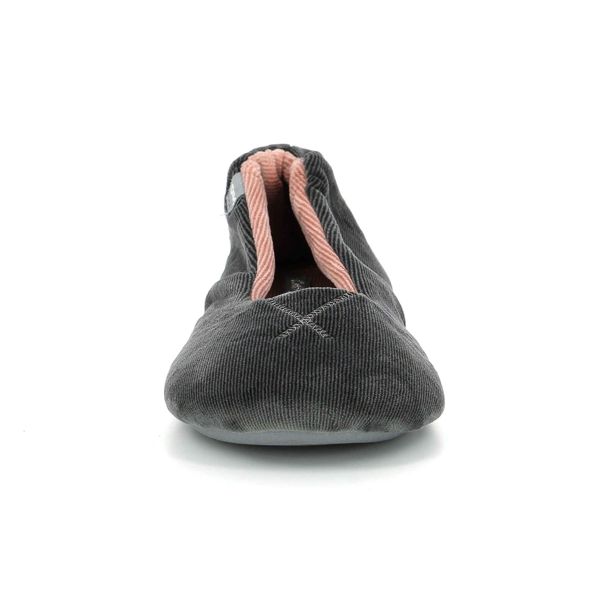 Mules forme ballerines femme en velours DIM