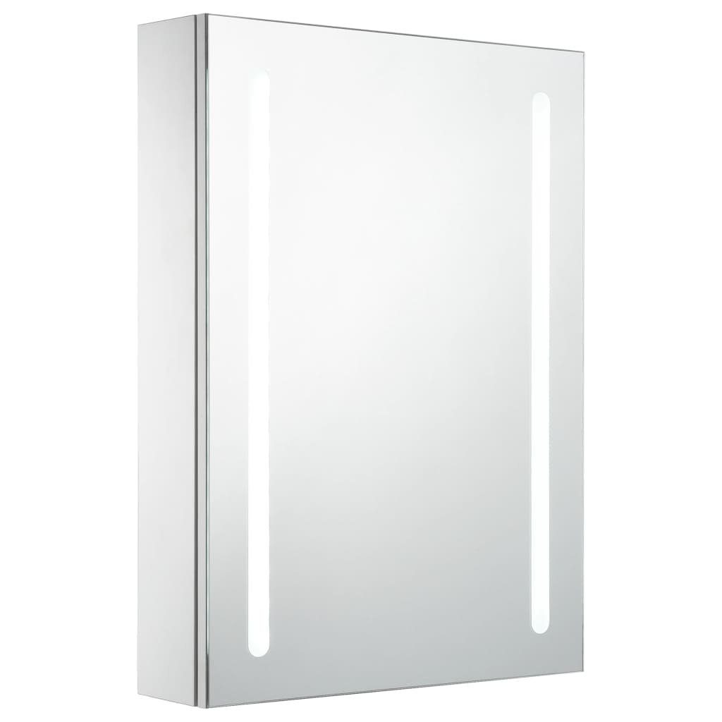vidaXL Badezimmerspiegelschrank LED-Spiegelschrank 50x13x70 cm (1-St)