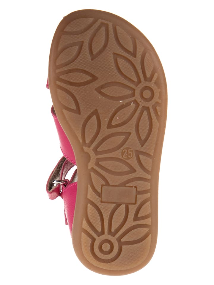 kmins Leder-Halbsandalen in Pink günstig kaufen