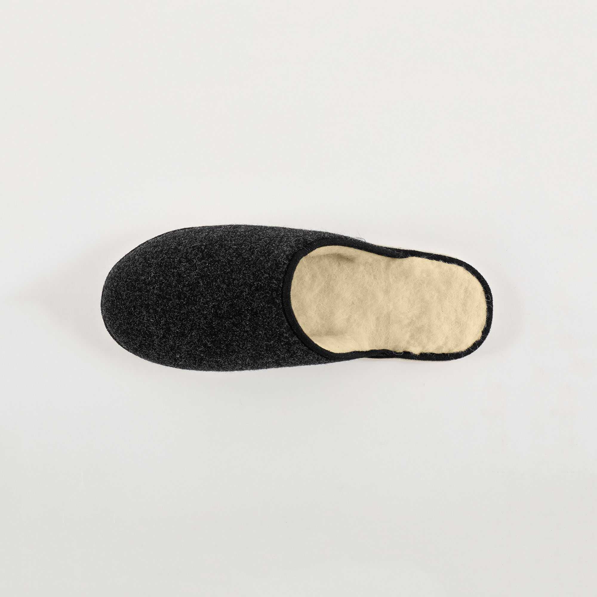 Mules homme silencieuses fourrées laine