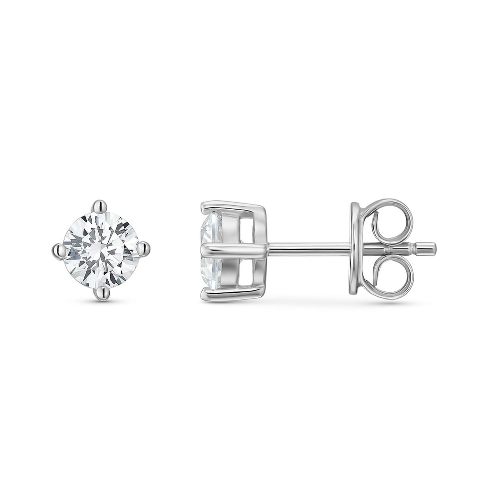 FAVS Boucles d'oreilles à fermoir à poussette 925 Argent Boucles d'oreilles