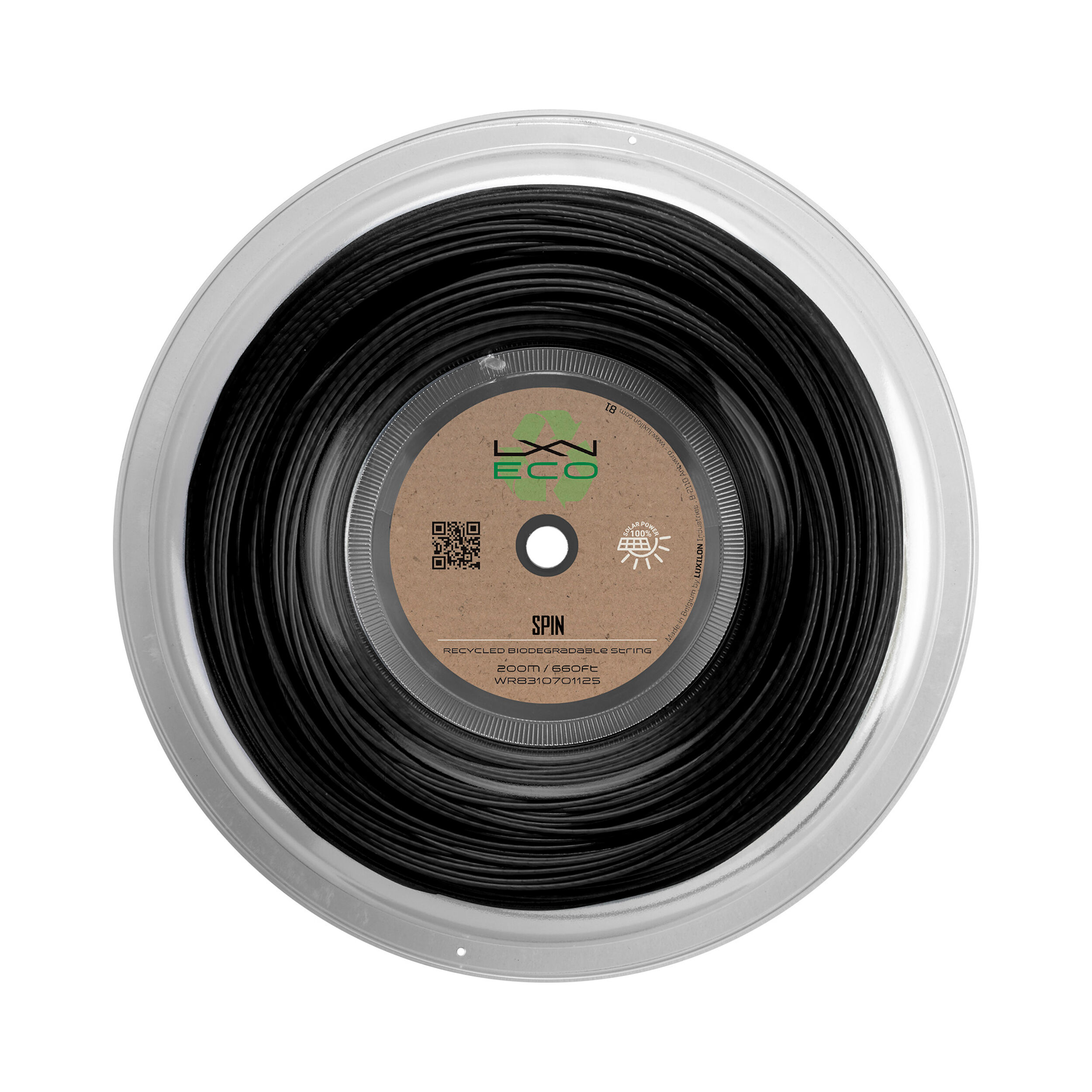 Eco Spin Saitenrolle 12,2m - Schwarz