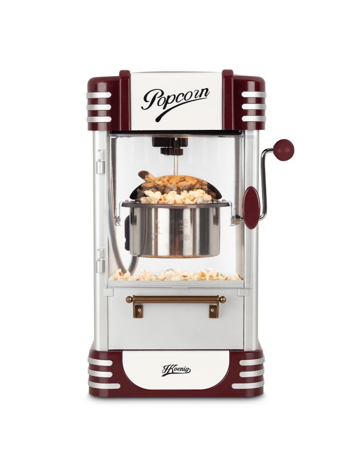 HKoenig Popcorn Machine POP330 Weiss und Rot günstig kaufen onesize