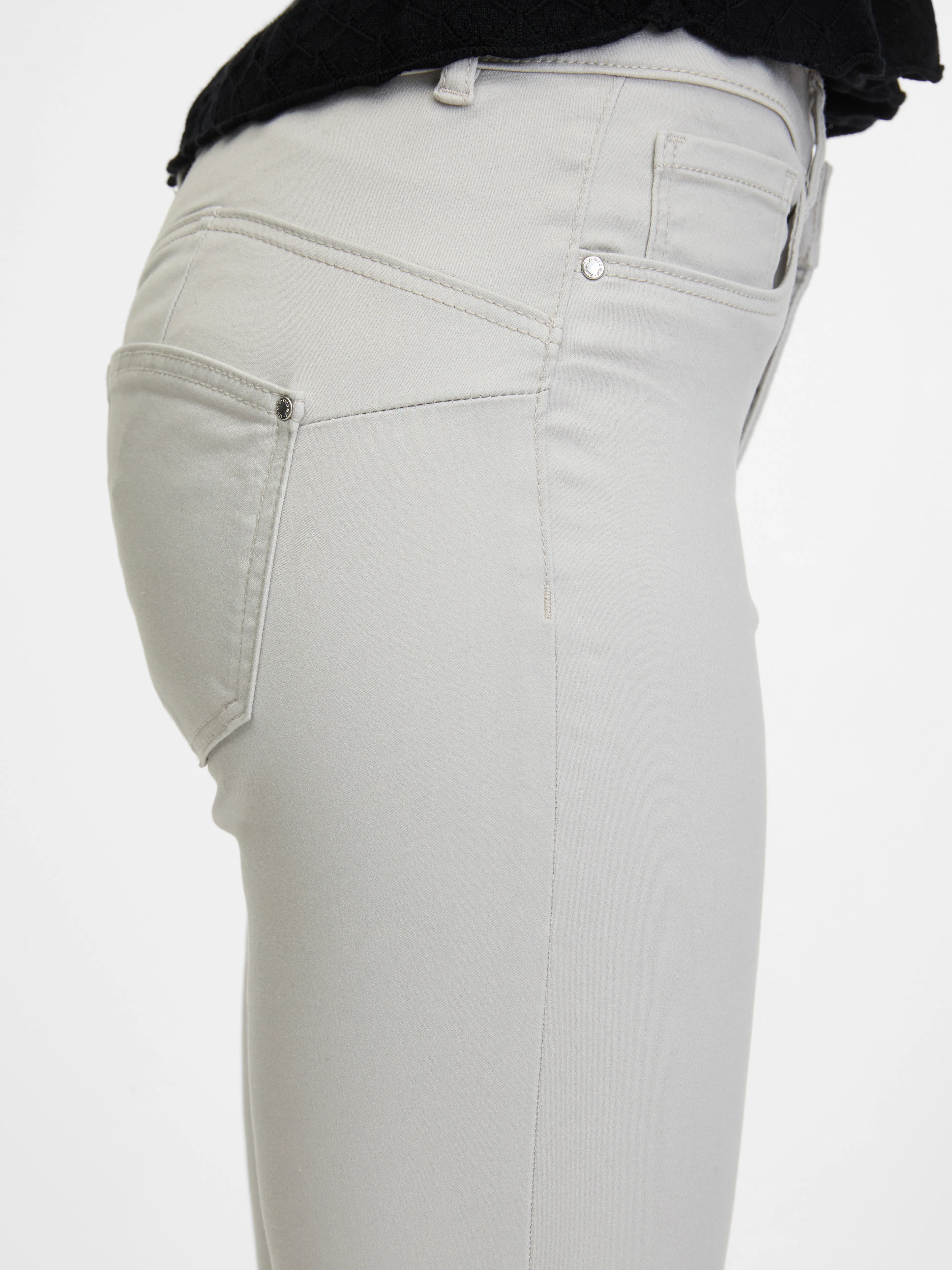 Hellgraue Damen Skinny Fit Jeans ORSAY