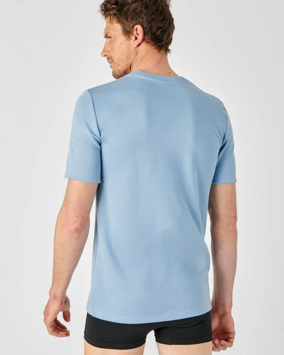 Tee-shirt double face col V Thermolactyl