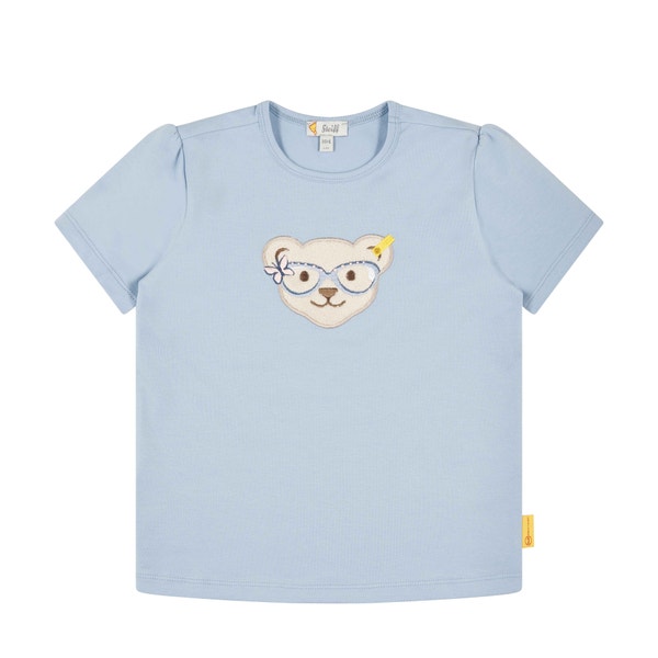 T-Shirt kurzarm, hellblau für Mädchen