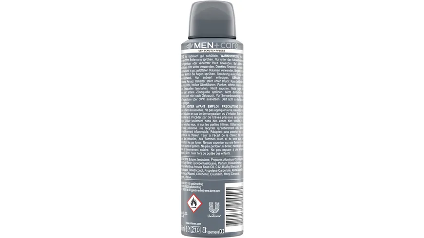 Dove Men+Care Deo-Spray Antitranspirant Clean Comfort 150 ml
