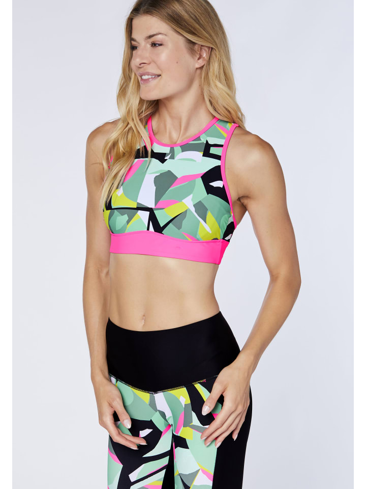 Chiemsee Sportbustier in Grün günstig kaufen