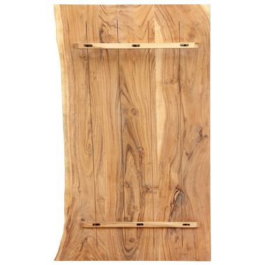 vidaXL Badezimmer-Set Badezimmer-Waschtischplatte Massivholz Akazie 100 x 55 x 3,8 cm