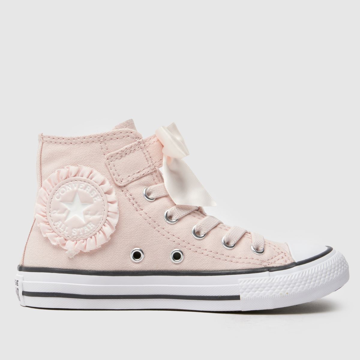 Bledo roza superge Converse All Star Hi Ruffles za deklice Junior