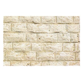 Sandsteinmauer 0/1/H0, 40x20 cm, 2 Stück
