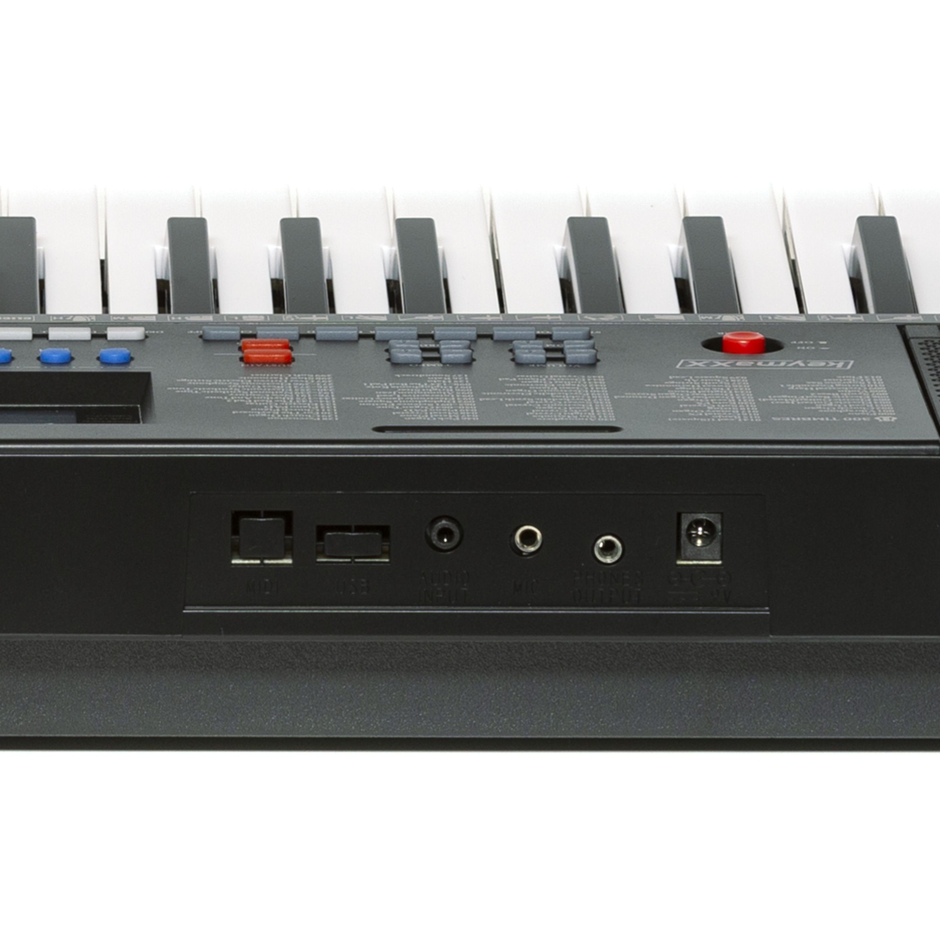 keymaXX Home Keyboard, Kinder Keyboard mit 54 Tasten, Mikrofon, Notenhalter, Effekte, Aufnahm