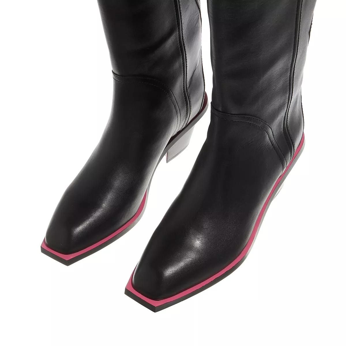 MSGM Stiefeletten schwarz Stiefel