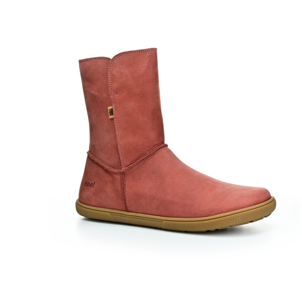 Koel4kids Dina Warm Blossom 08T010.232-600 AD rote Barfuß-Halbstiefel