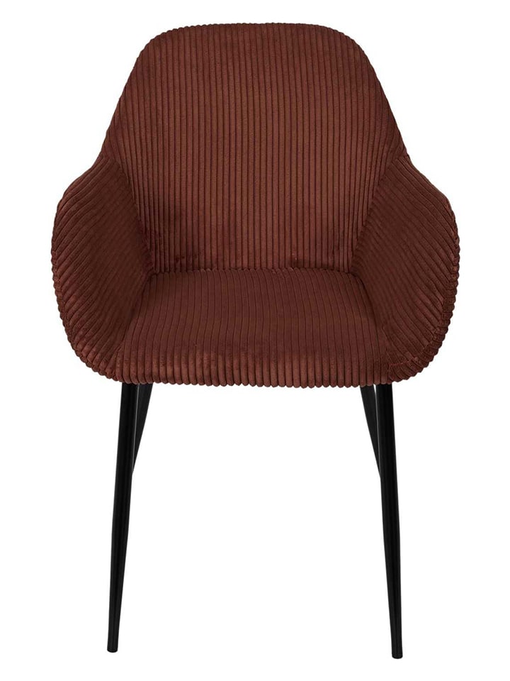 THE HOME DECO FACTORY 2er-Set: Sessel in Rot/ Orange - (B)59 x (H)85 x (T)55,7 cm günstig kaufen onesize