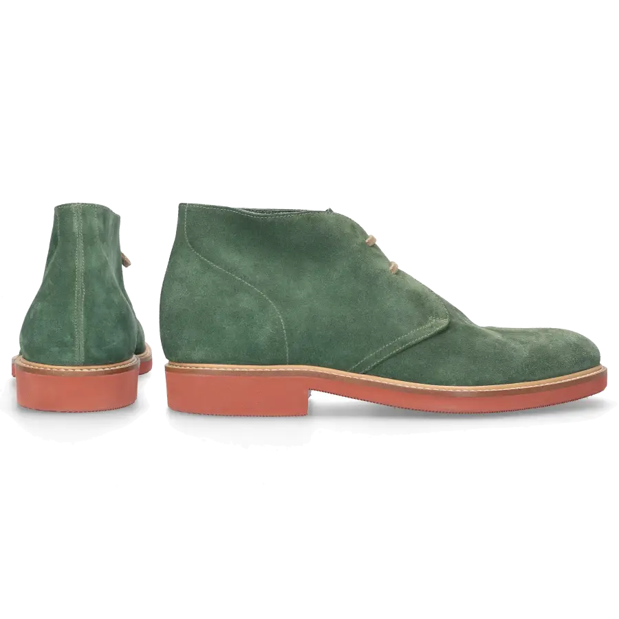 Budapester - Stiefel 51079 Veloursleder - grün