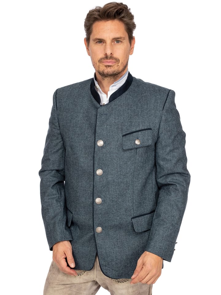 Gipfelstürmer Jacke 422001-4197 in mittelblau günstig kaufen