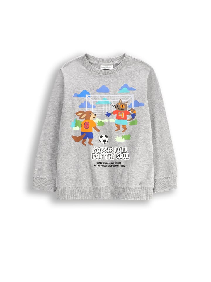 Coccodrillo Langarm-T-Shirt in grau günstig kaufen