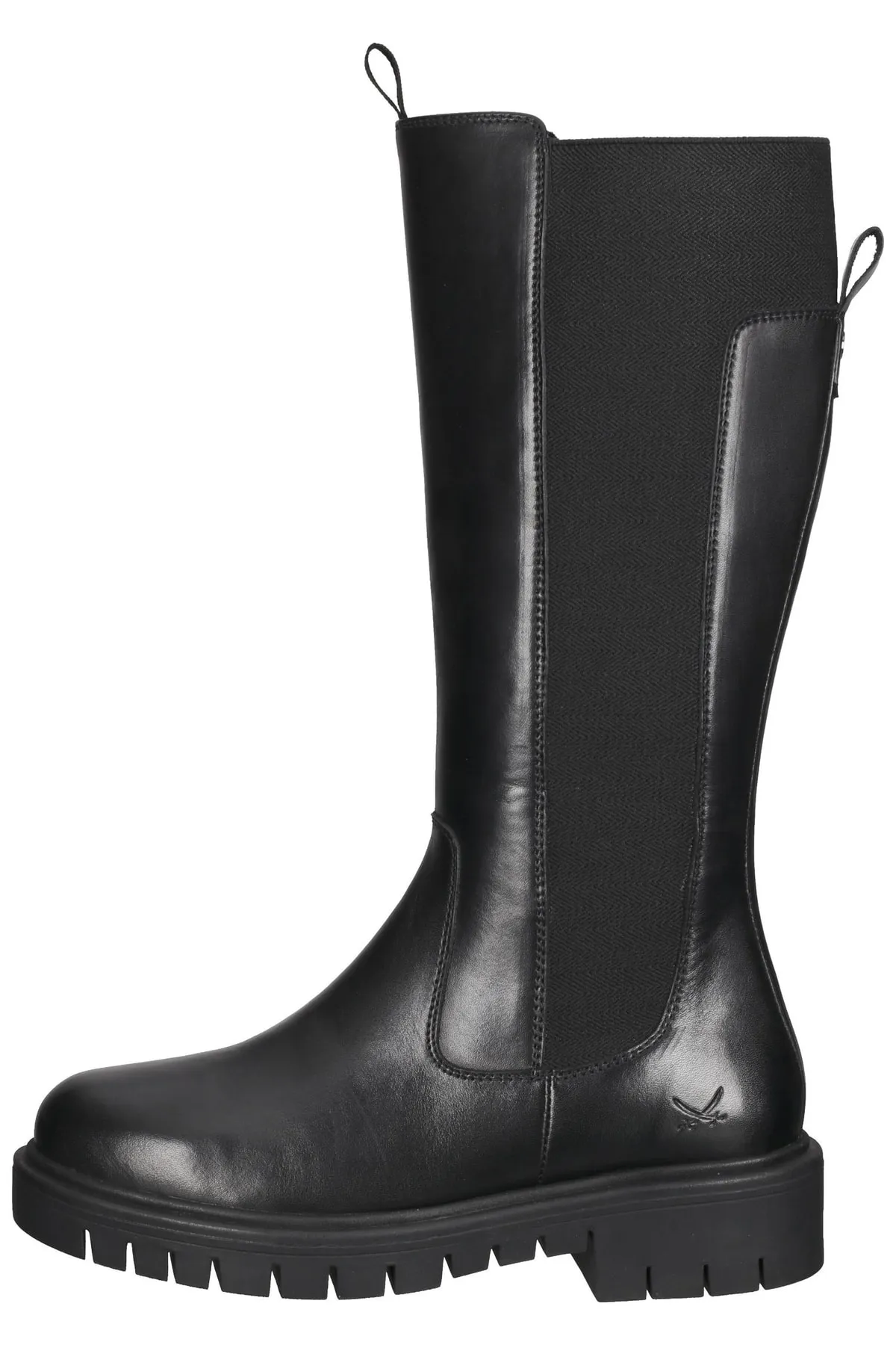 Sansibar  Stiefel - Schwarz - Blockabsatz