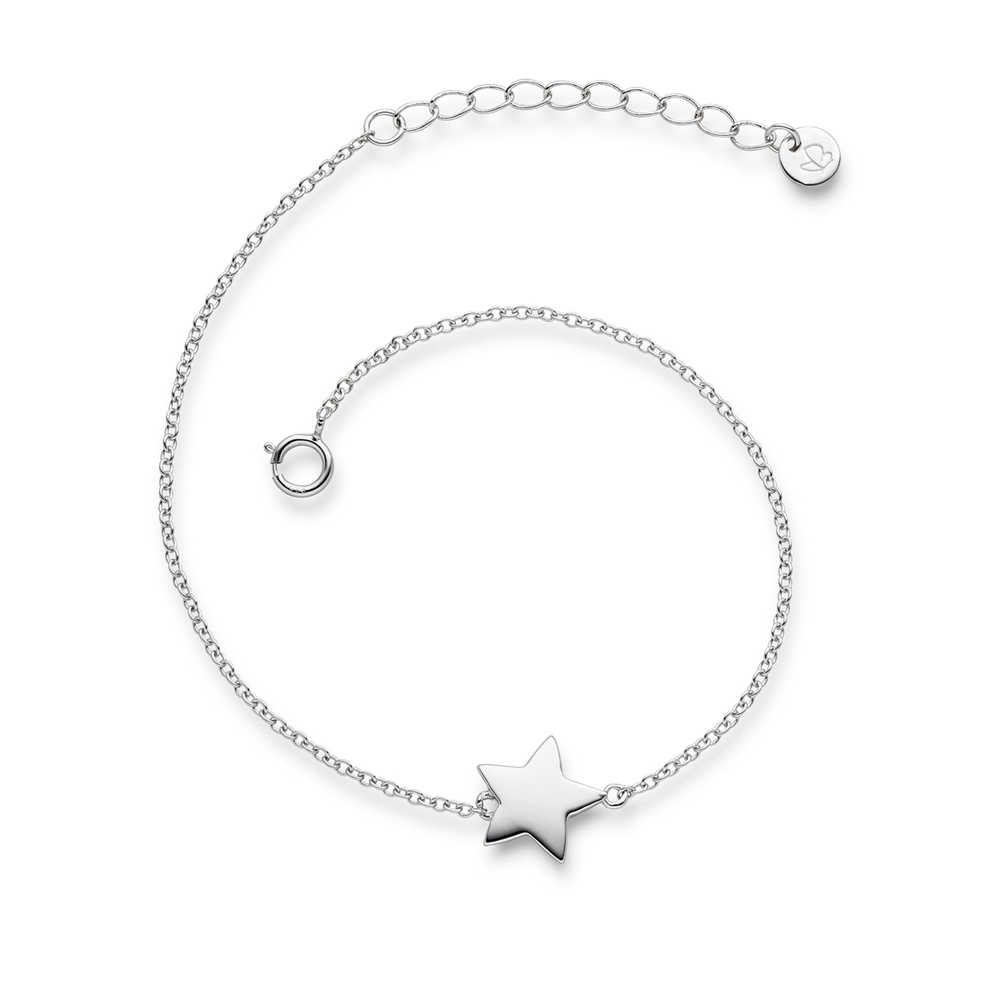 Glanzstücke München Bracelet en argent Étoilé Argent sterling en Argent Bracelet