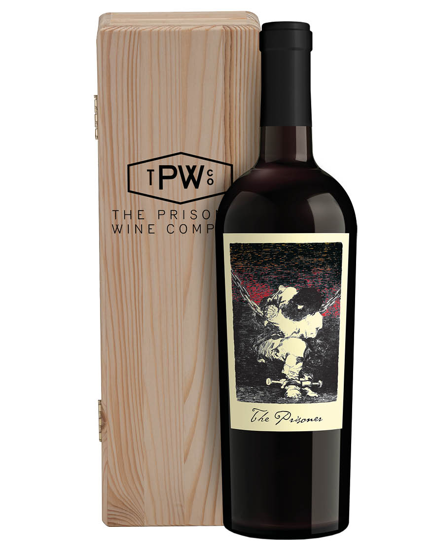 California AVA  Red Blend 2019 The Prisoner 0,75 ℓ, Caisse bois