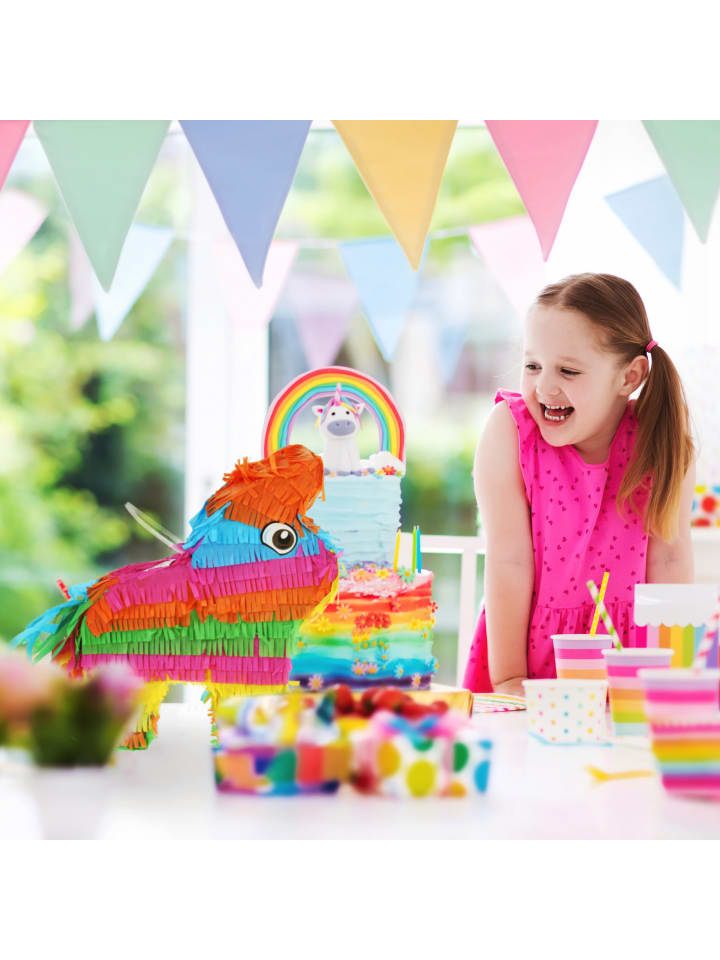relaxdays Pinata in Bunt - (B)25x (H)27,5 x (T)7 cm günstig kaufen onesize