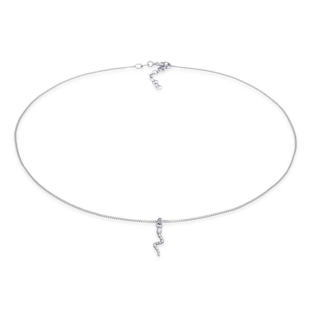 Elli Elli Collier Femmes Choker Pendentif Serpent Moderne en argent sterling 925 collier