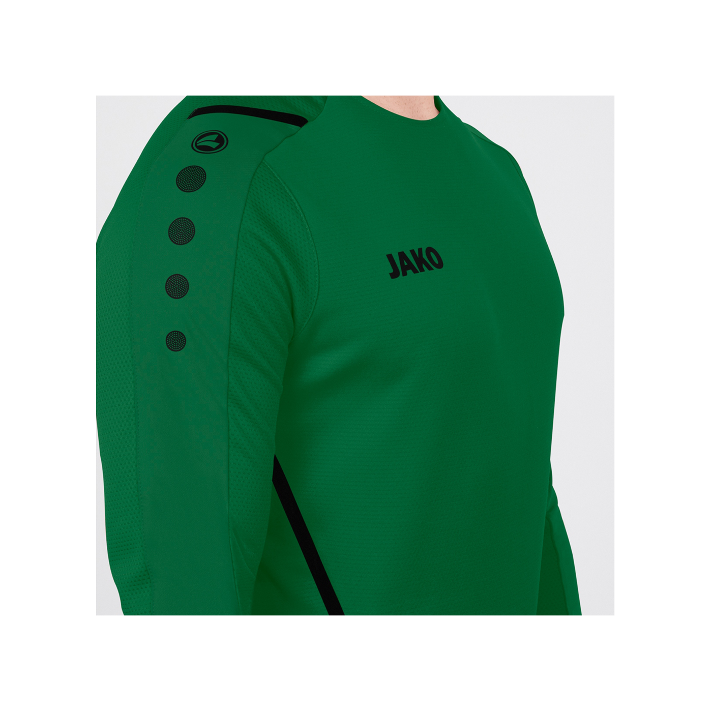 JAKO Challenge Sweatshirt Kids Grün Schwarz F201