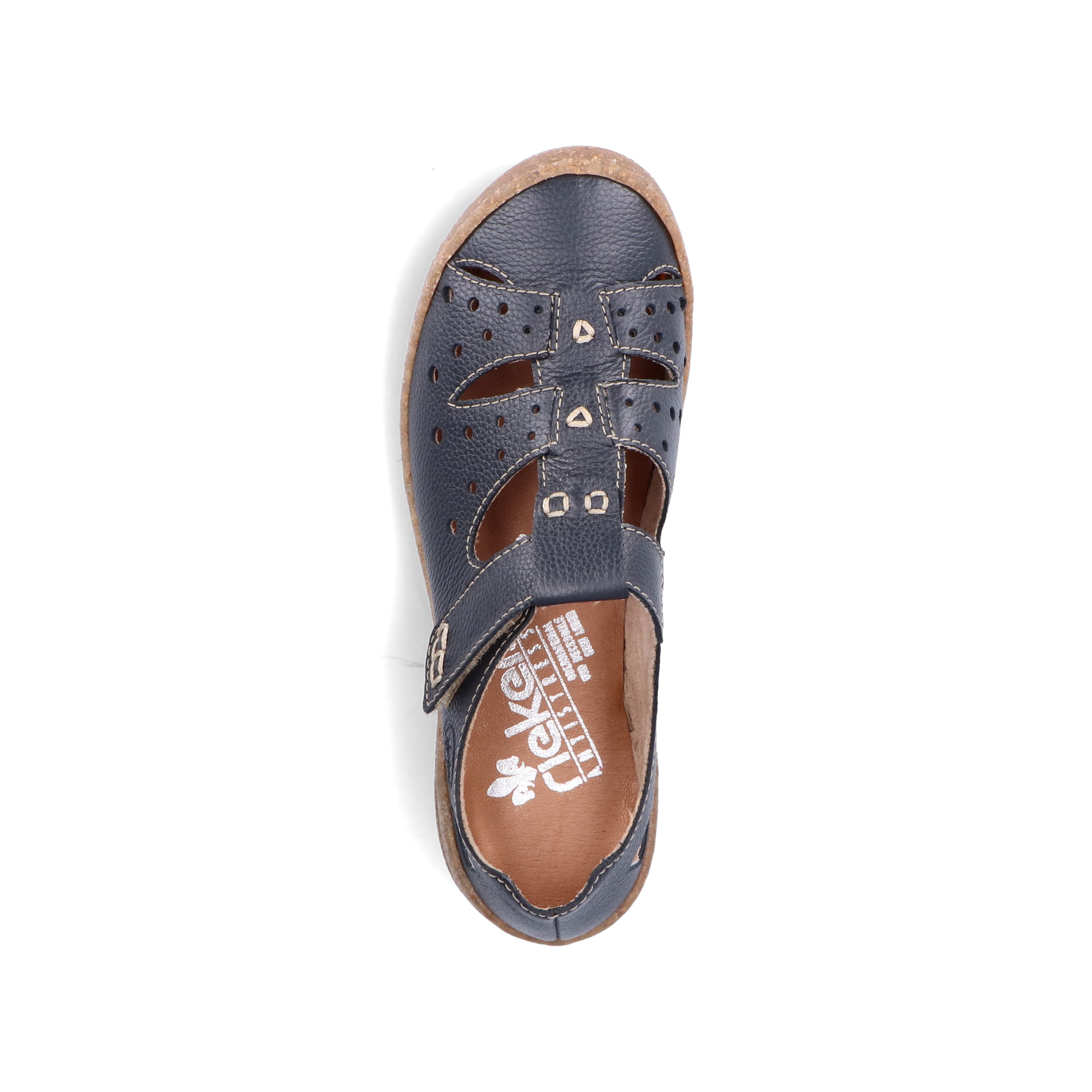 Rieker Damen Slipper marineblau