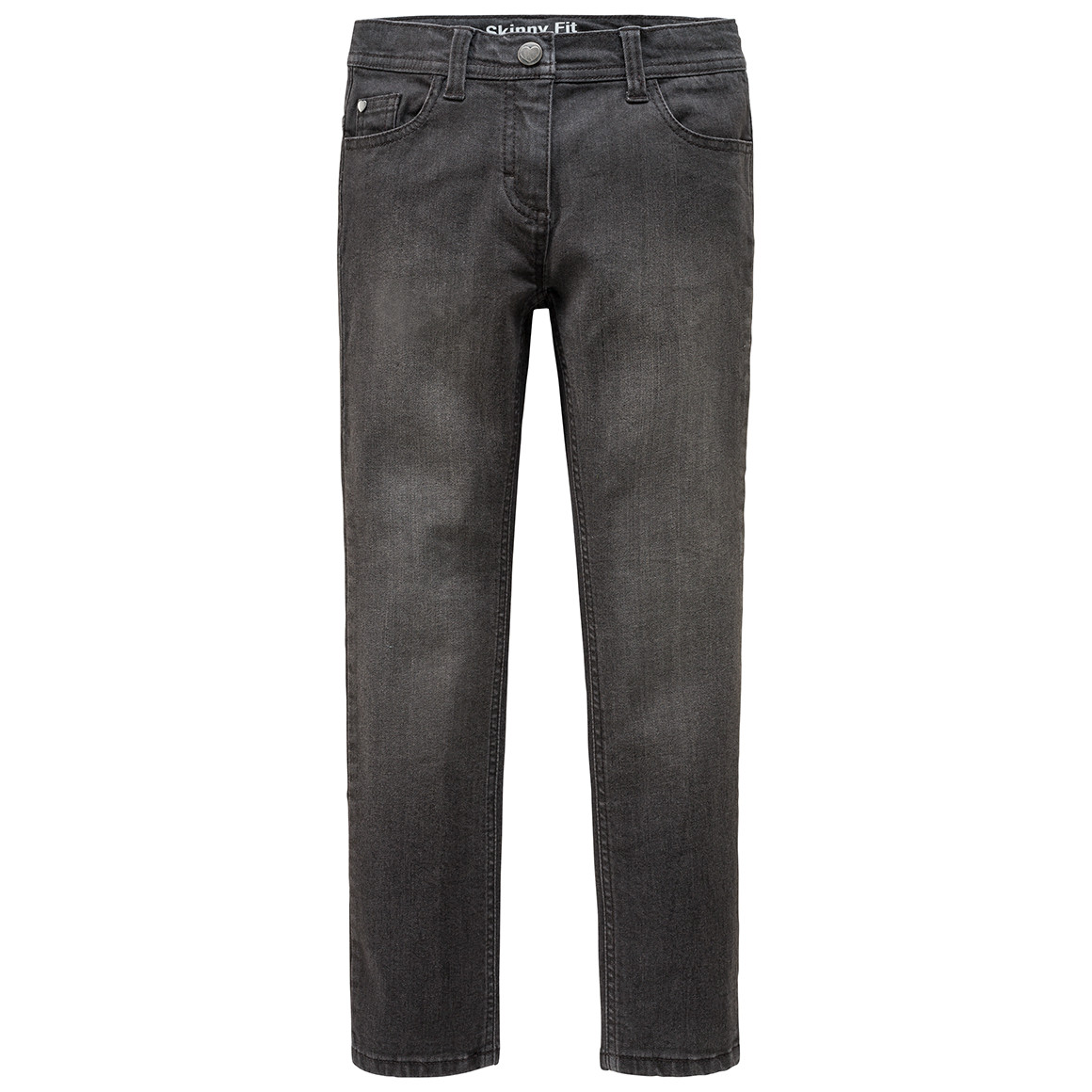 Mädchen Skinny-Jeans mit Used-Waschung