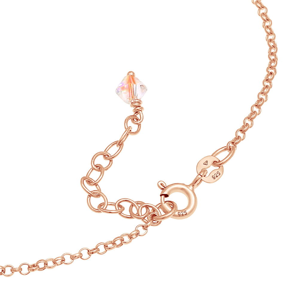 Elli Elli Bracelet de Cheville Femmes Bracelet de Cheville Classique avec Cristaux en  Bijoux