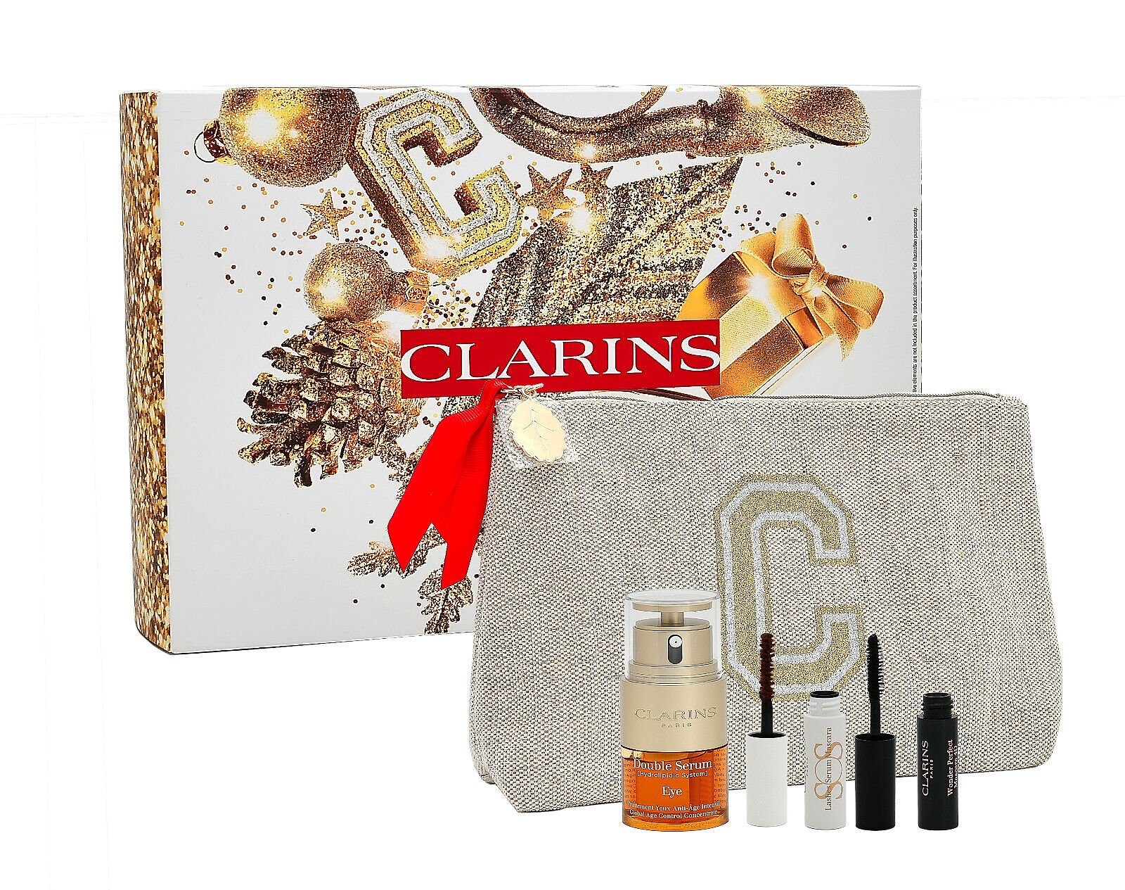 Clarins Pflege-Set CLARINS DOUBLES SERUM EYE 20 m im Set