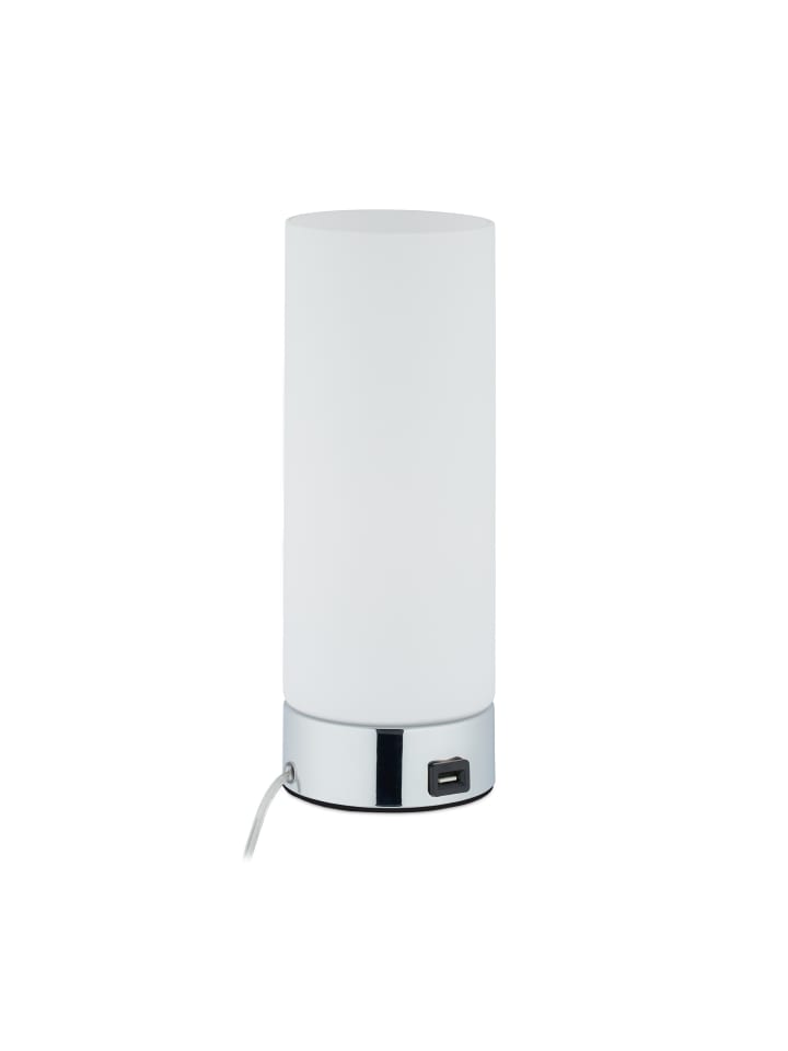 relaxdays Nachttischlampe dimmbar in Weiß - (H)29 x Ø 11 cm günstig kaufen onesize