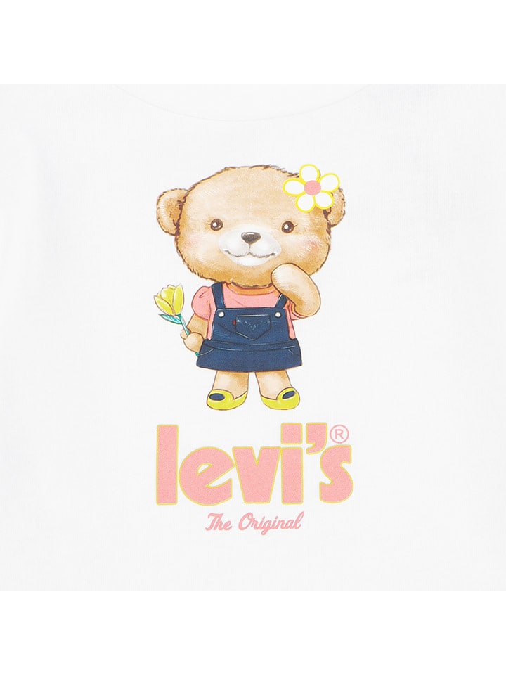 Levi's Kids 2tlg. Outfit in Weiß/ Blau günstig kaufen