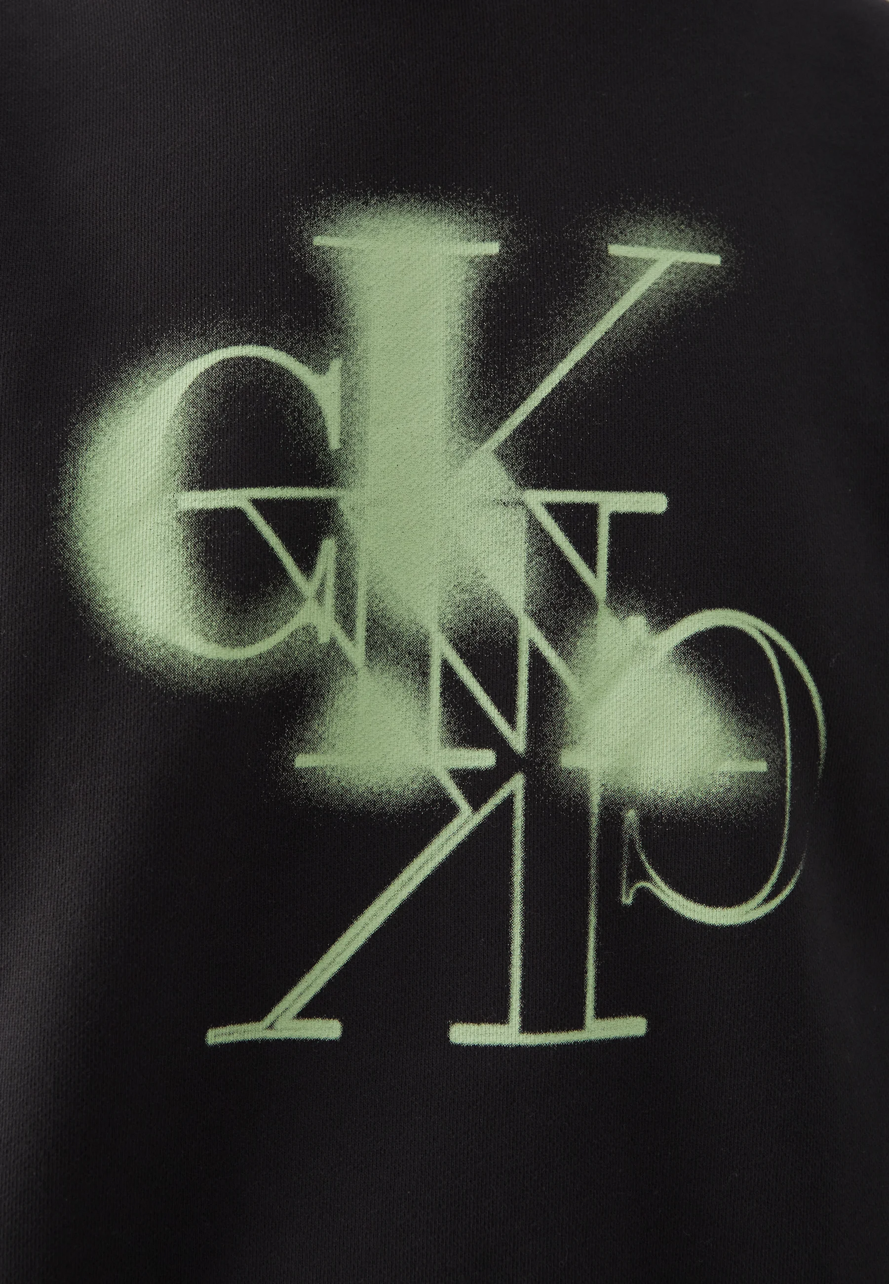Sudadera con capucha unisex con logotipo en espejo de Calvin Klein Jeans