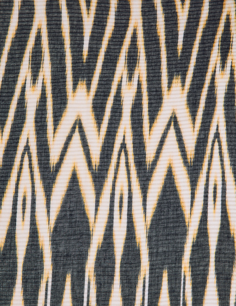 Schal mit Ikat Print