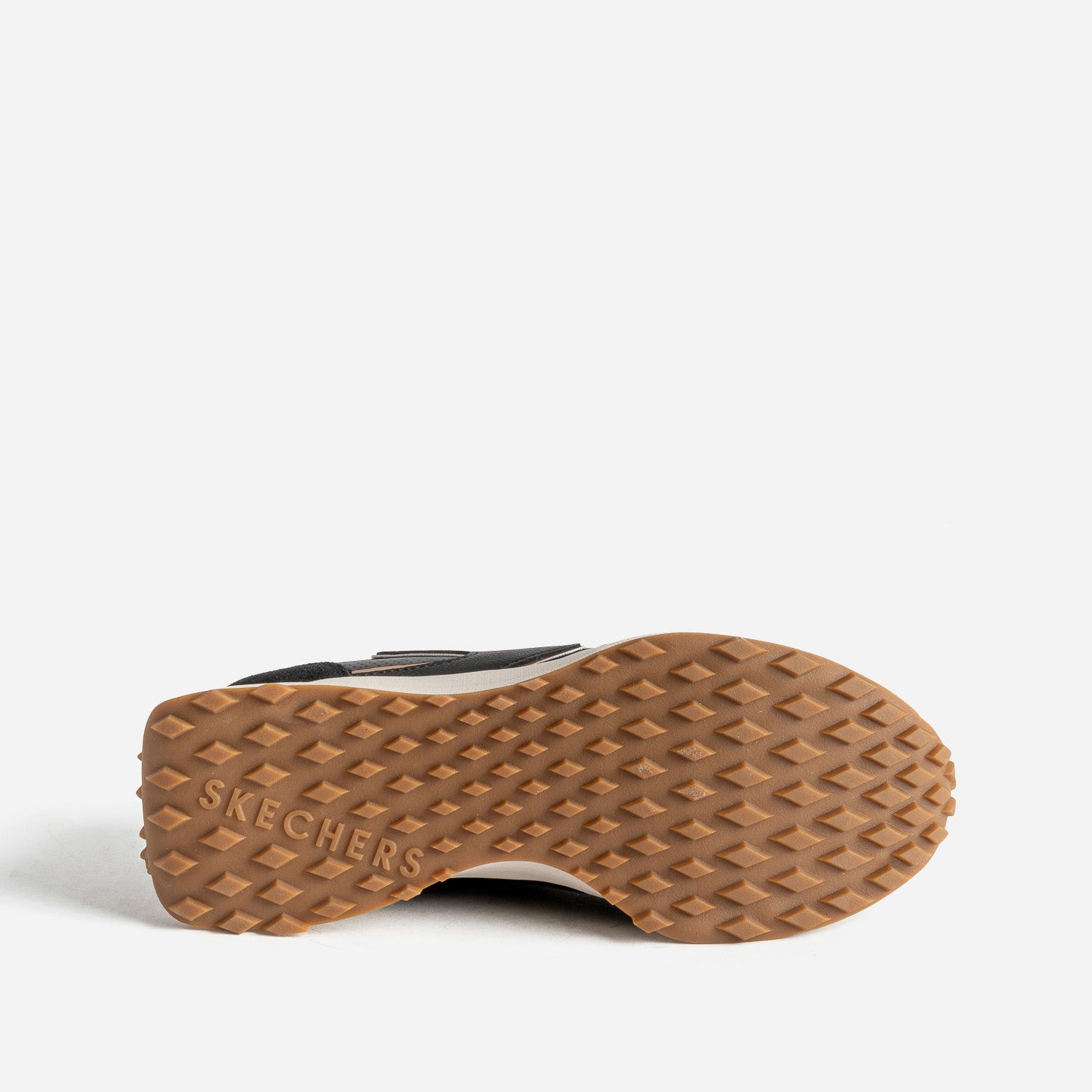 Tennis SKECHERS noire bi-matière