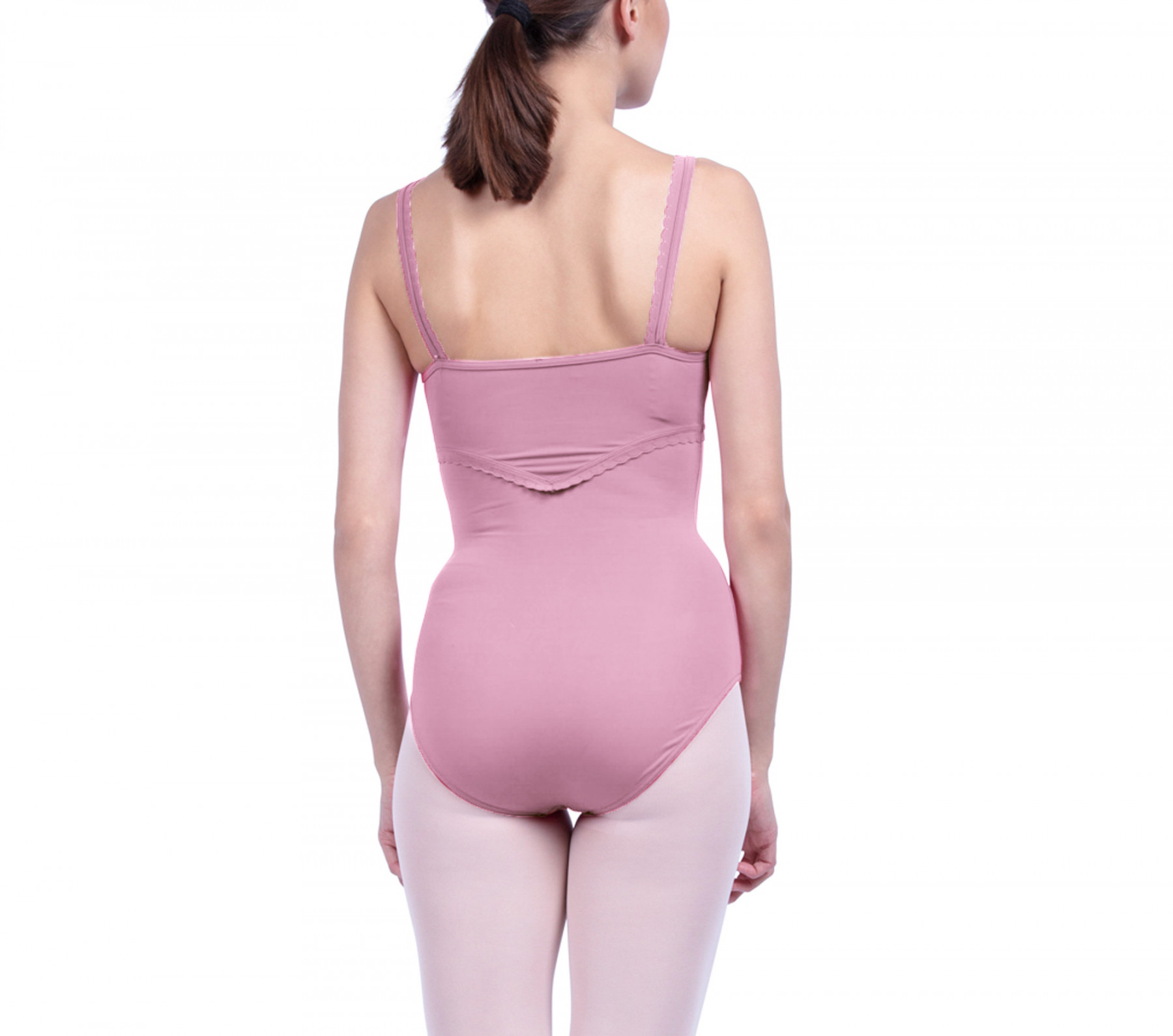 Fancy finishing details leotard