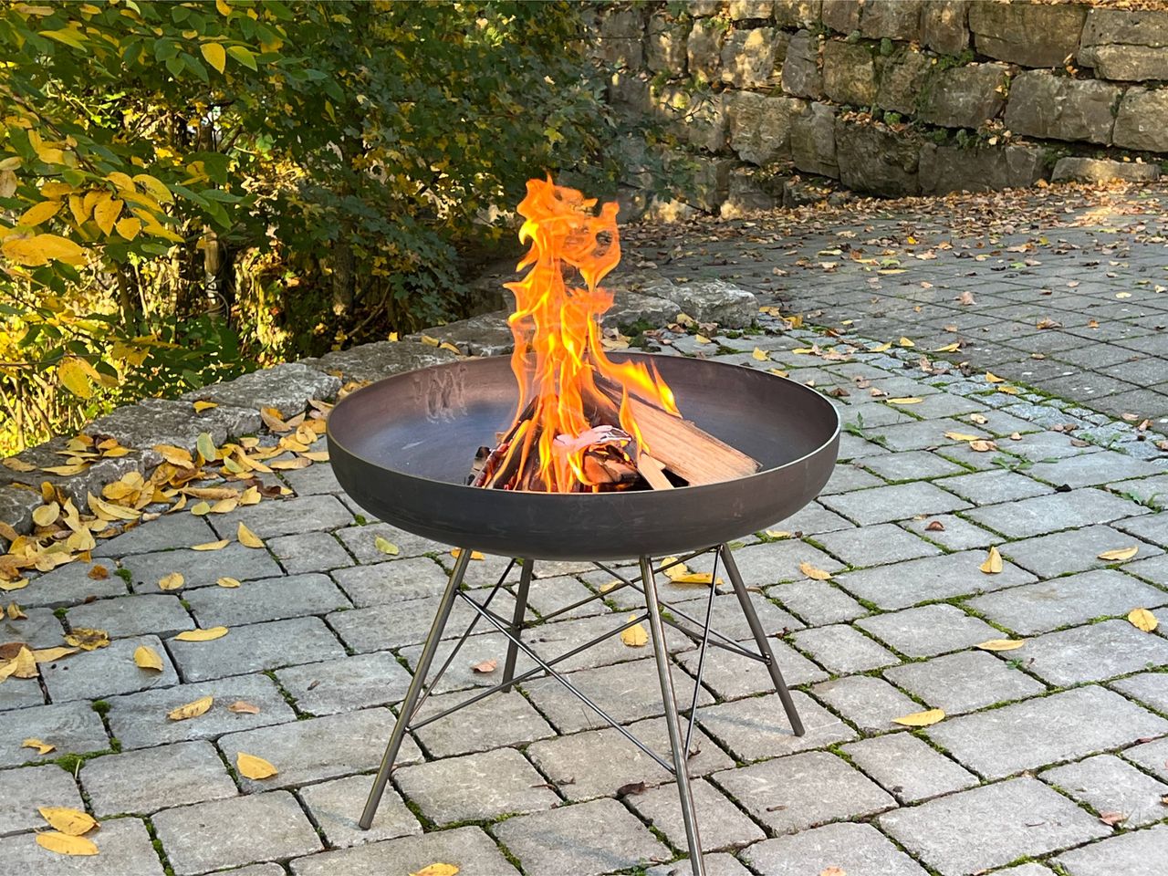 Keilbach Designprodukte Keilbach Feuerstelle, ⌀ 60 x 48 cm, Stahl
