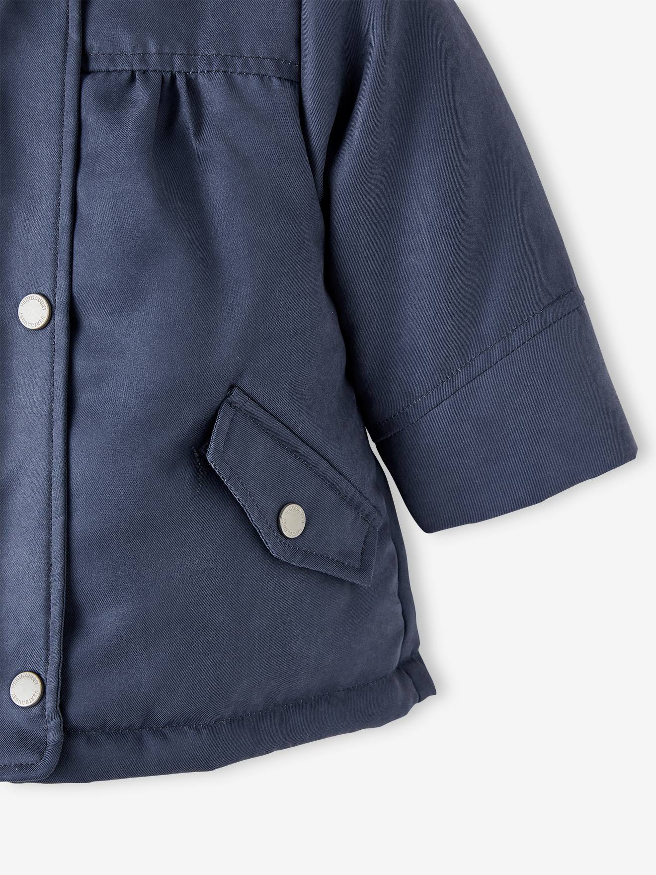 Parka 3 en 1 bébé fille rose pâle