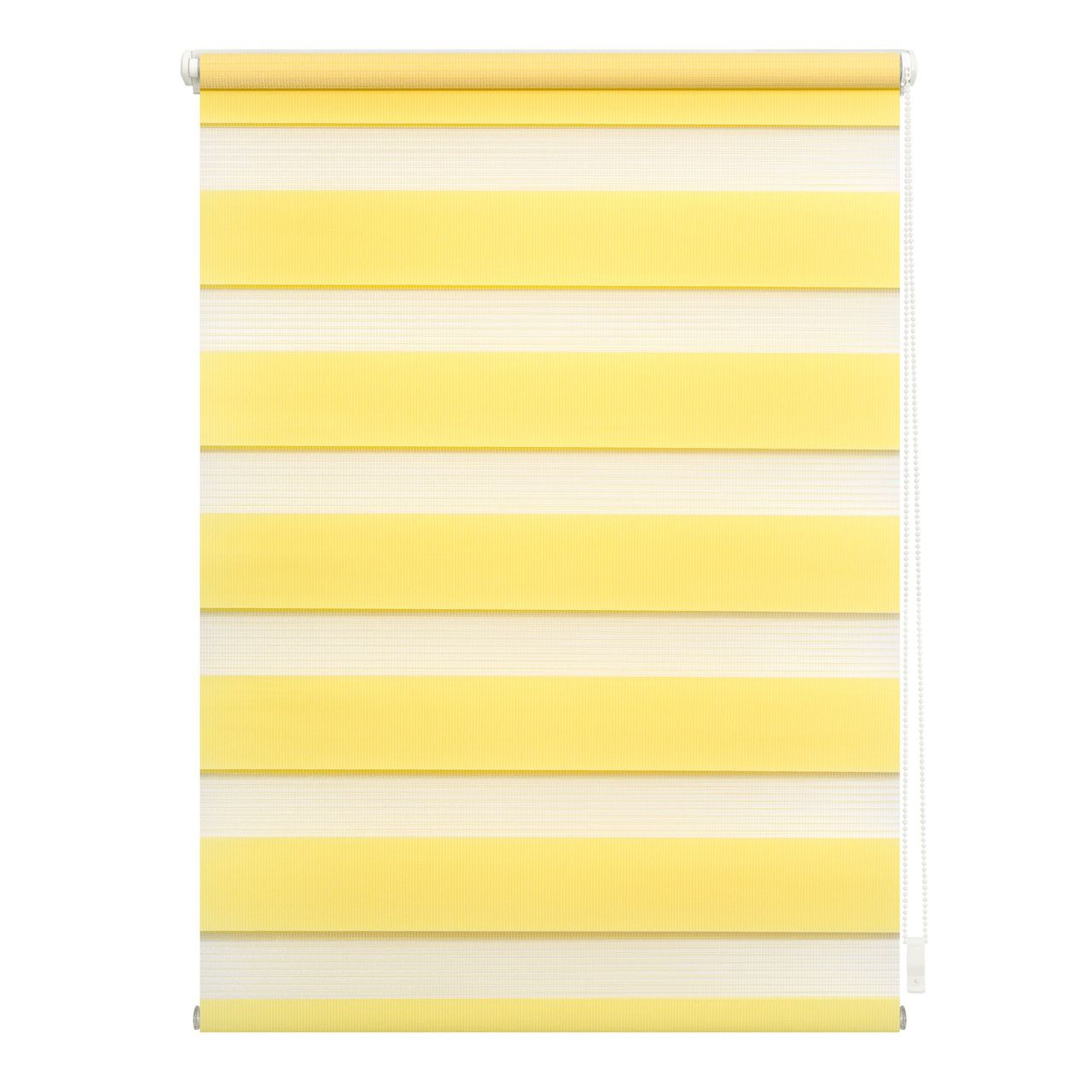 Lichtblick Duo-Rollo Klemmfix, ohne Bohren - Gelb, 90 cm x 150 cm (B x L)