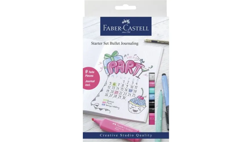 FABER-CASTELL Bullet Journaling Starter Set 9teilig