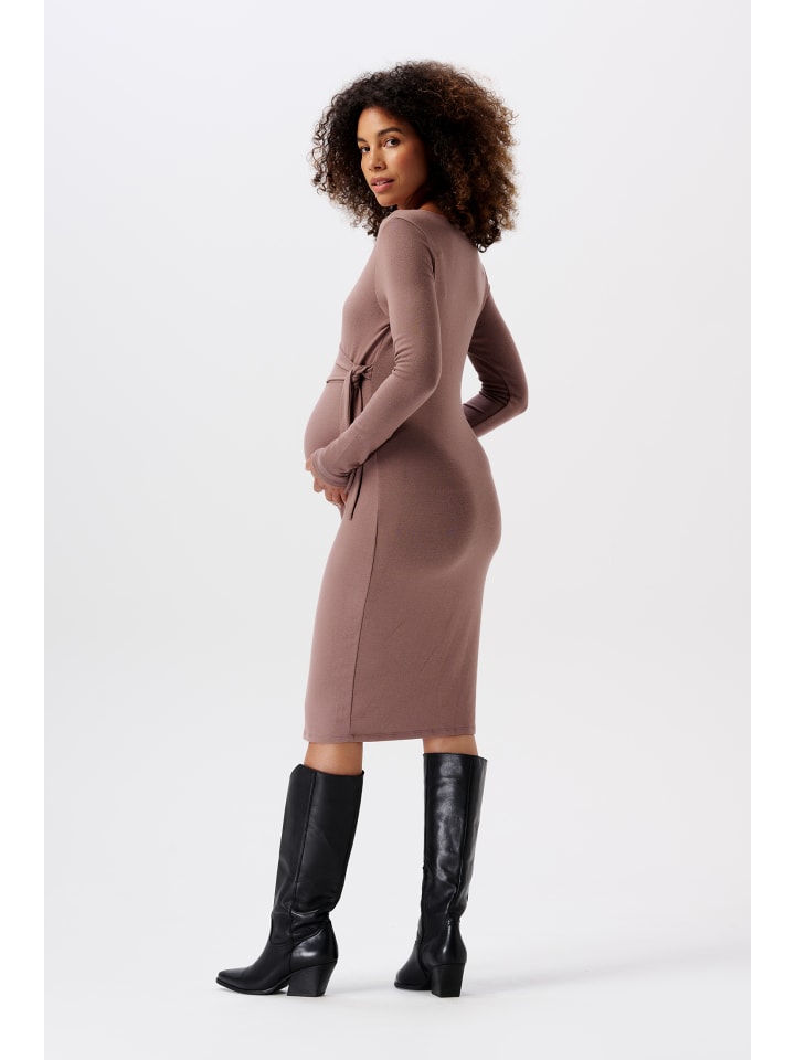 Noppies Still-Kleid Asa in Deep Taupe günstig kaufen