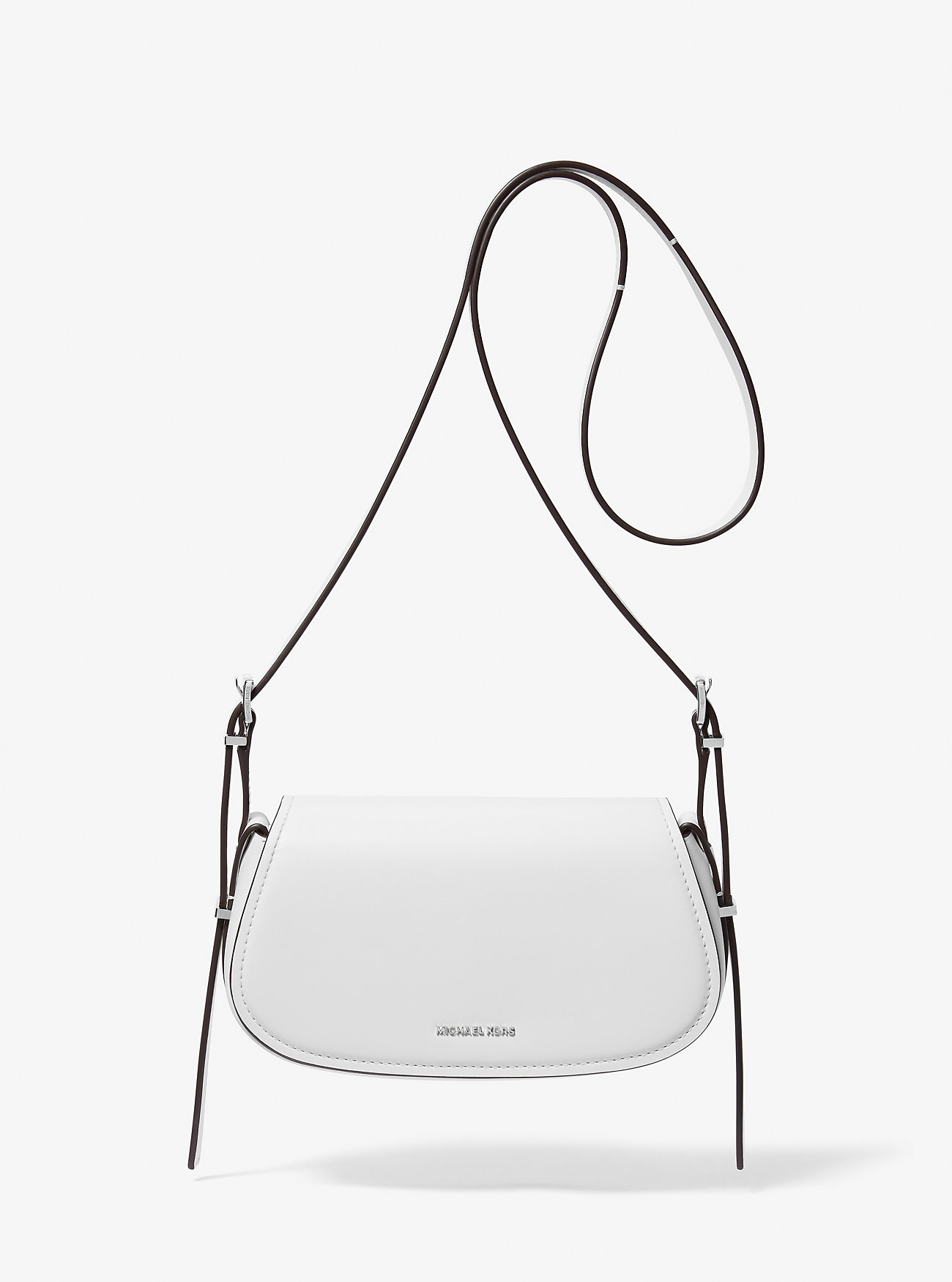 Borsa a tracolla piccola Lydia in pelle - BIANCO OTTICO