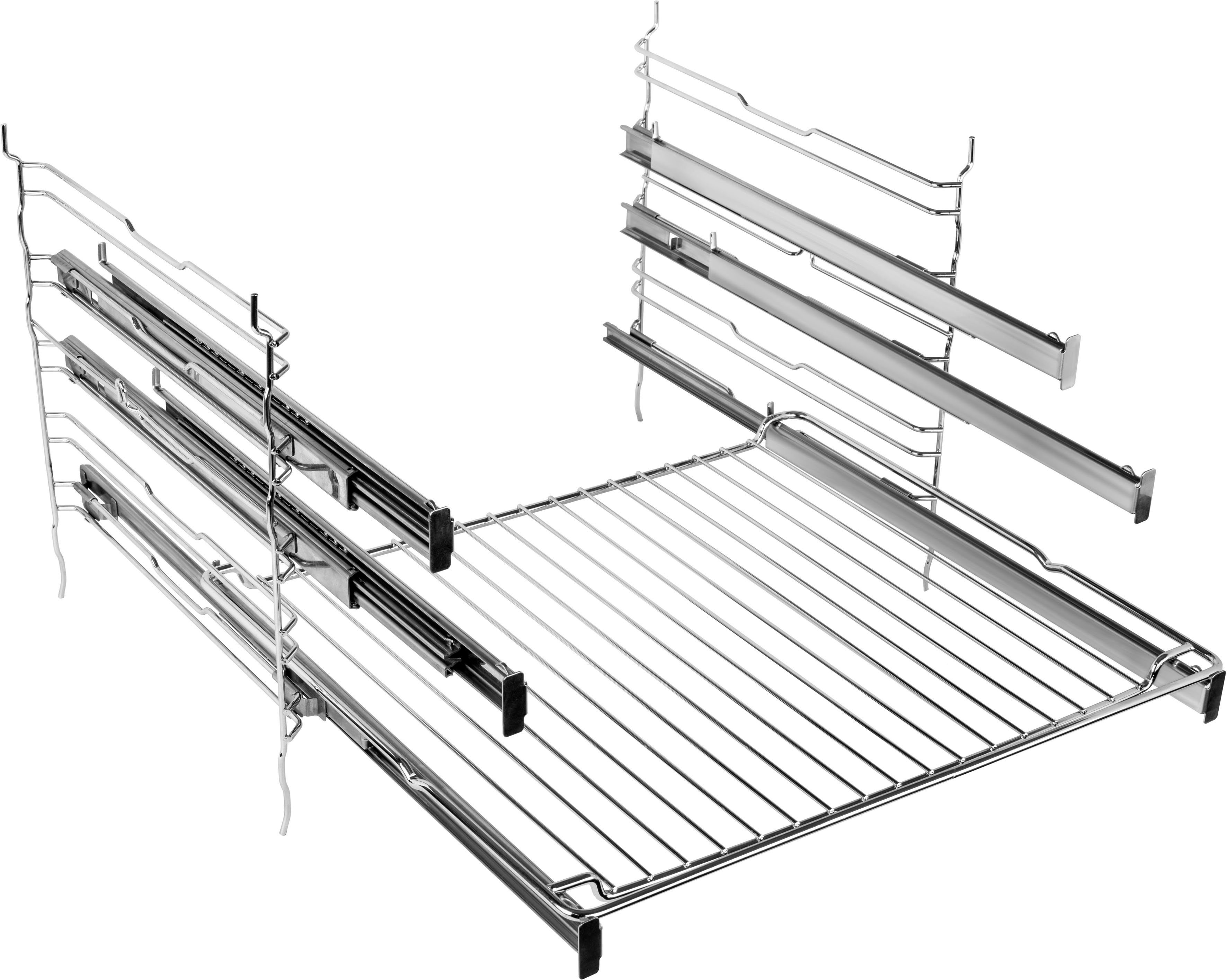 BAUKNECHT Elektro-Herd-Set HEKO Hydro 8830S, mit Backauszug, Hydrolyse