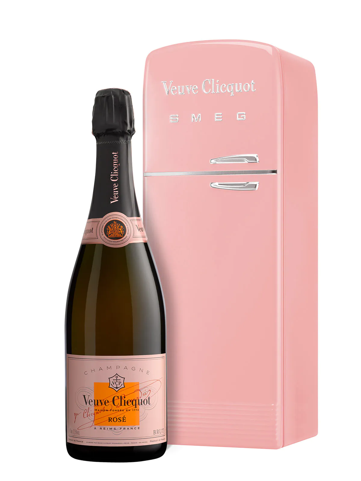 Veuve Clicquot Rose Fridge x SMEG
