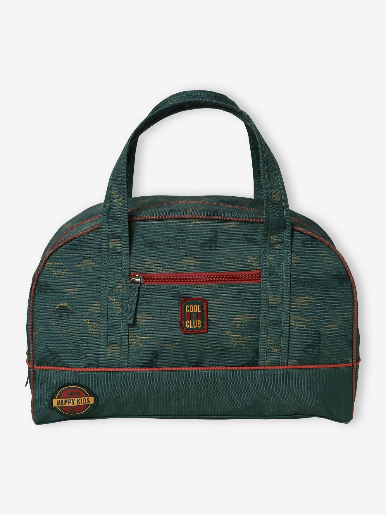 Sac de sport dinosaures garçon vert sapin