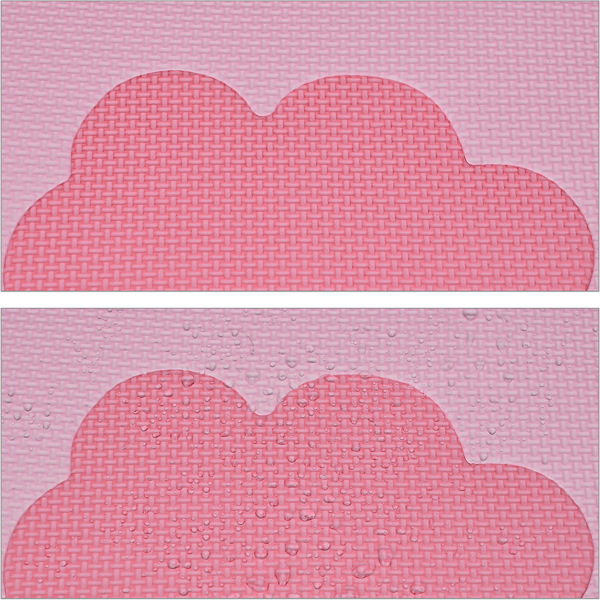 34-tlg. Puzzlematte mit Rand und Motiven