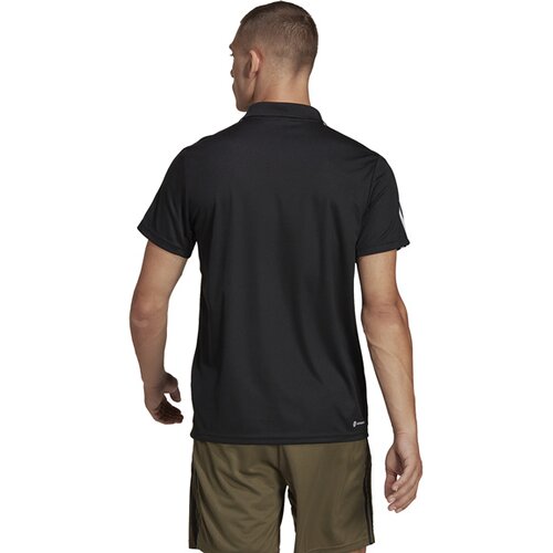 HERREN POLO TRAIN ESSENTIALS PIQUÉ 3-STREIFEN TRAINING